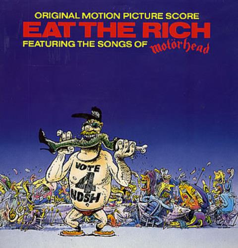 Motorhead Eat The Rich UK vinyl LP album (LP record) (295634)